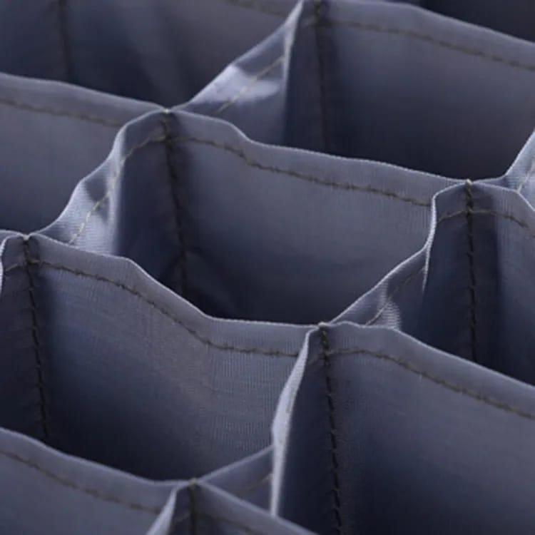 Grey Foldable Sock Organizer for Small Homes